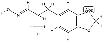 (NE)-N-[3-(1,3-benzodioxol-5-yl)-2-methylpropylidene]hydroxylamine 结构式