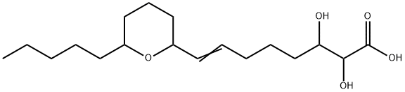 2,3-Dihydroxy-9,13-oxy-7-trans-octadecenoic acid 结构式