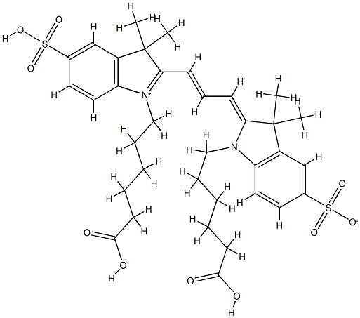 CY3双酸 结构式