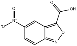 2,1-Benzisoxazole-3-carboxylicacid,5-nitro-(9CI) 结构式