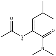 acetyl-N-dimethyl-alpha,beta-dehydroleucinamide 结构式