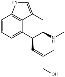 (E)-2-Methyl-3-[1,3,4,5-tetrahydro-4β-(methylamino)benzo[cd]indole-5β-yl]-2-propene-1-ol 结构式