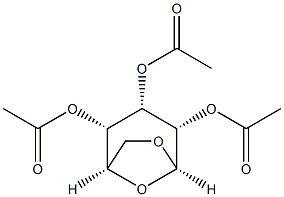 1,6-Anhydro-β-D-talopyranose 2,3,4-triacetate 结构式