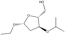 ba-D-erythro-Pentofuranoside, ethyl 2-deoxy-3-O-(1-methylethyl)- (9CI) 结构式