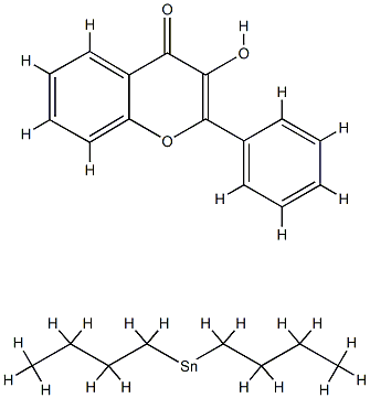 dibutyltin 3-hydroxyflavone 结构式