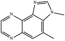 3H-Imidazo[4,5-f]quinoxaline,3,4-dimethyl-(9CI) 结构式