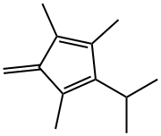 1,3-Cyclopentadiene,1,2,4-trimethyl-5-methylene-3-(1-methylethyl)-(9CI) 结构式