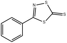 3-Phenyl-1,4,2-dithiazole-5-thione 结构式