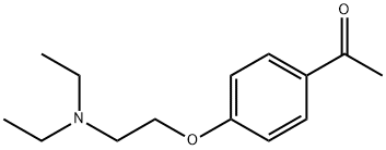 1-{4-[2-(diethylamino)ethoxy]phenyl}ethanone 结构式