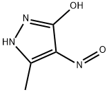 1H-Pyrazol-3-ol,5-methyl-4-nitroso-(9CI) 结构式