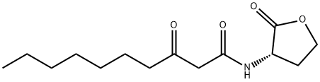 N-(3-氧代癸酰基)-L-高丝氨酸内酯 结构式