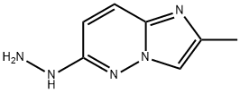 6-肼基-2-甲基咪唑并[1,2B]哒嗪 结构式