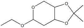 ba-erythro-Pentopyranoside, ethyl 2-deoxy-3,4-O-(1-methylethylidene)- (9CI) 结构式