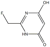 4,6-Pyrimidinediol, 2-(fluoromethyl)- (6CI,8CI) 结构式