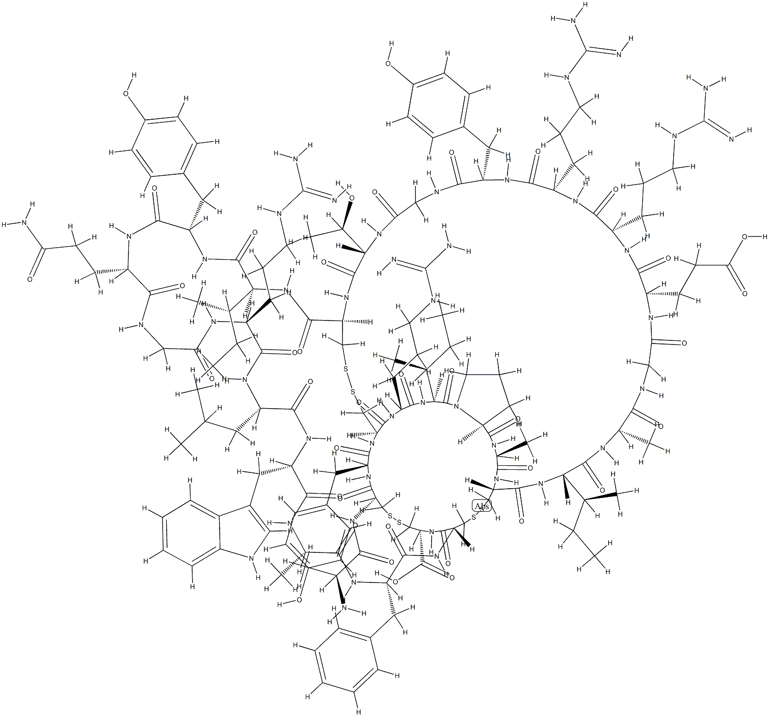 Defensin HNP-1 (human) 结构式