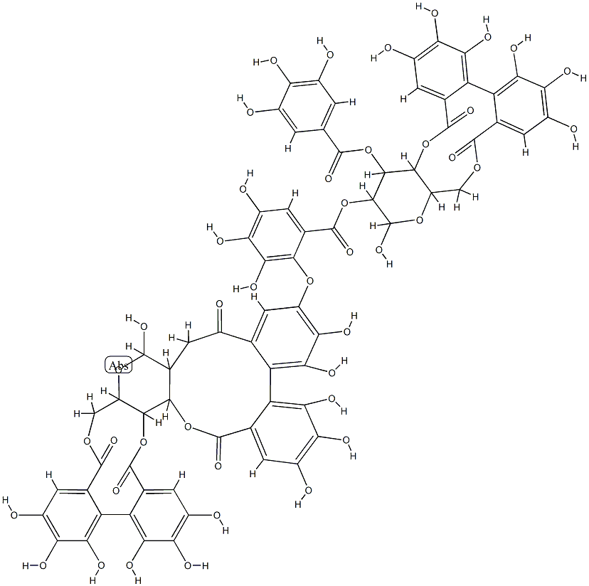 camelliatannin H 结构式