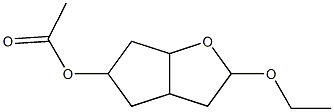 2H-Cyclopenta[b]furan-5-ol,2-ethoxyhexahydro-,acetate,[2S-(2alpha,3abta,5alpha,6abta)]-(9CI) 结构式