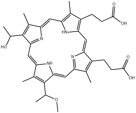 血卟啉单甲醚 结构式