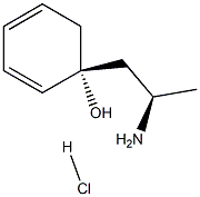 (R*,R*)-(±)-Α-(1-氨基乙基)苯甲醇盐酸盐 结构式