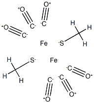 CARBON MONOXIDE,IRON,METHANETHIOLATE 结构式