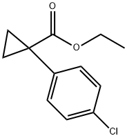 1-(4-氯苯基)环丙烷甲酸乙酯 结构式