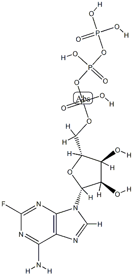 2-氟-腺苷三磷酸钠盐 结构式