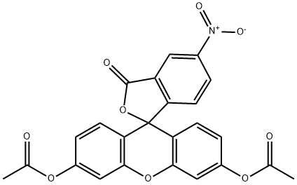 5-硝基-二乙酸荧光素 结构式