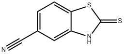2-MERCAPTO-BENZOTHIAZOLE-5-CARBONITRILE 结构式