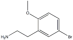 2-(5-bromo-2-methoxyphenyl)ethanamine 结构式