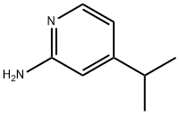 4-异丙基吡啶-2-氨 结构式