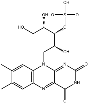 riboflavin 3'-sulfate 结构式