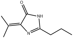 4H-Imidazol-4-one,1,5-dihydro-5-(1-methylethylidene)-2-propyl-(9CI) 结构式