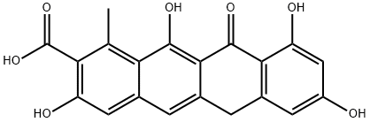 tetracenomycin F1 结构式