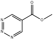 1,2,3-三嗪-5-羧酸甲酯 结构式