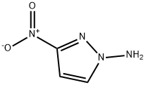 1H-Pyrazol-1-amine,3-nitro-(9CI) 结构式