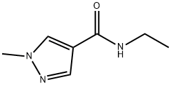 1H-Pyrazole-4-carboxamide,N-ethyl-1-methyl-(9CI) 结构式