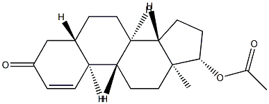 17β-(Acetyloxy)-5α-estr-1-en-3-one 结构式