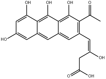 tetracenomycin F2 结构式