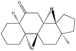 5β-Androstan-6-one 结构式