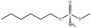 O-n-hexyl-S-methylphosphorothioamidate 结构式