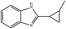 1H-Benzimidazole,2-(2-methylcyclopropyl)-(9CI) 结构式