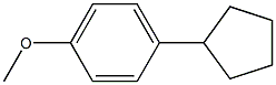 1-cyclopentyl-4-methoxybenzene 结构式