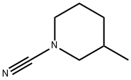 1-Piperidinecarbonitrile,3-methyl-(9CI) 结构式