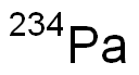 PROTACTINIUM-234 结构式