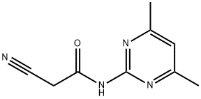 2-cyano-N-(4,6-dimethylpyrimidin-2-yl)acetamide 结构式