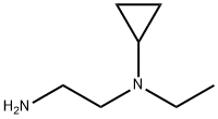 N-(2-氨基乙基)-N-乙基环丙胺 结构式