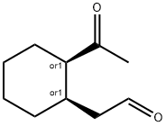 Cyclohexaneacetaldehyde-formyl-d, 2-acetyl-, cis- (9CI) 结构式