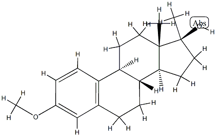 3-Methoxy-17α-Methylestra-1,3,5(10)trien-17β-ol 结构式