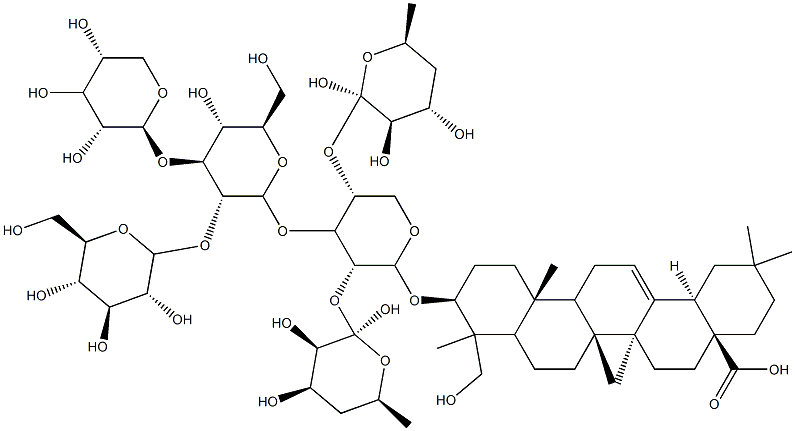 川续断皂苷IX 结构式