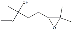 Oxiranepropanol,alpha-ethenyl-alpha,3,3-trimethyl-(9CI) 结构式